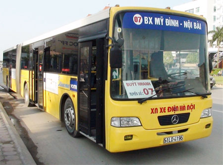 Bus routes from Ha Noi to Noi Bai International Airport